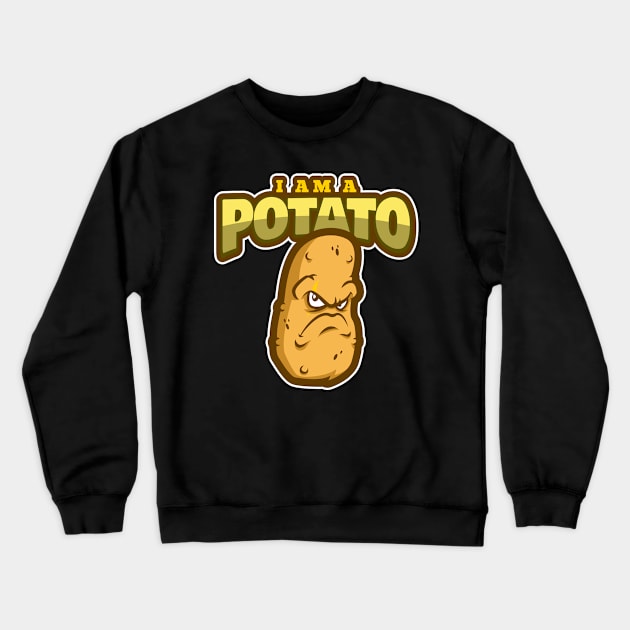 I Am a Potato Crewneck Sweatshirt by poc98